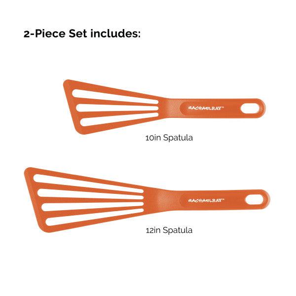 Rachael Ray 10-Inch & 12-Inch Nylon Spatula Set Same Day Delivery