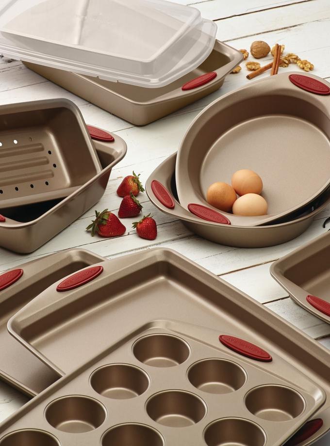 Rachael Ray 10-Piece Nonstick Bakeware Set For Sale