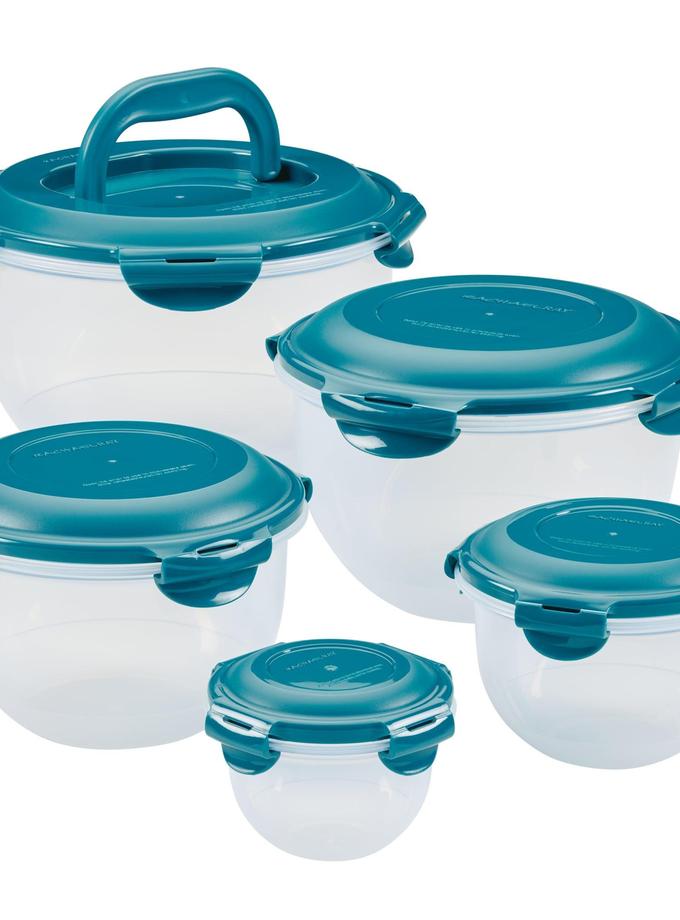 Rachael Ray 10-Piece Round Nestable Food Storage Containers New Arrival