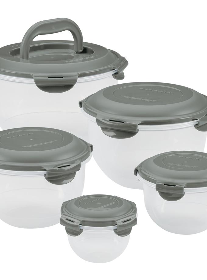 Rachael Ray 10-Piece Round Nestable Food Storage Containers New Arrival