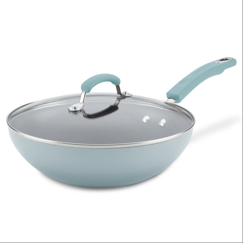 Rachael Ray 11-Inch Classic Brights Nonstick Covered Stir Fry Free shipping