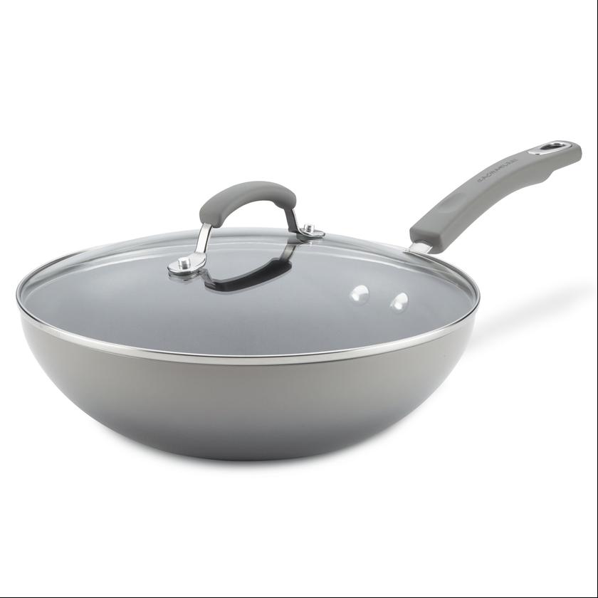 Rachael Ray 11-Inch Classic Brights Nonstick Covered Stir Fry Free shipping