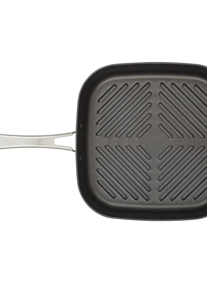 Rachael Ray 11-Inch Cook + Create Hard Anodized Nonstick Deep Grill Pan For Sale