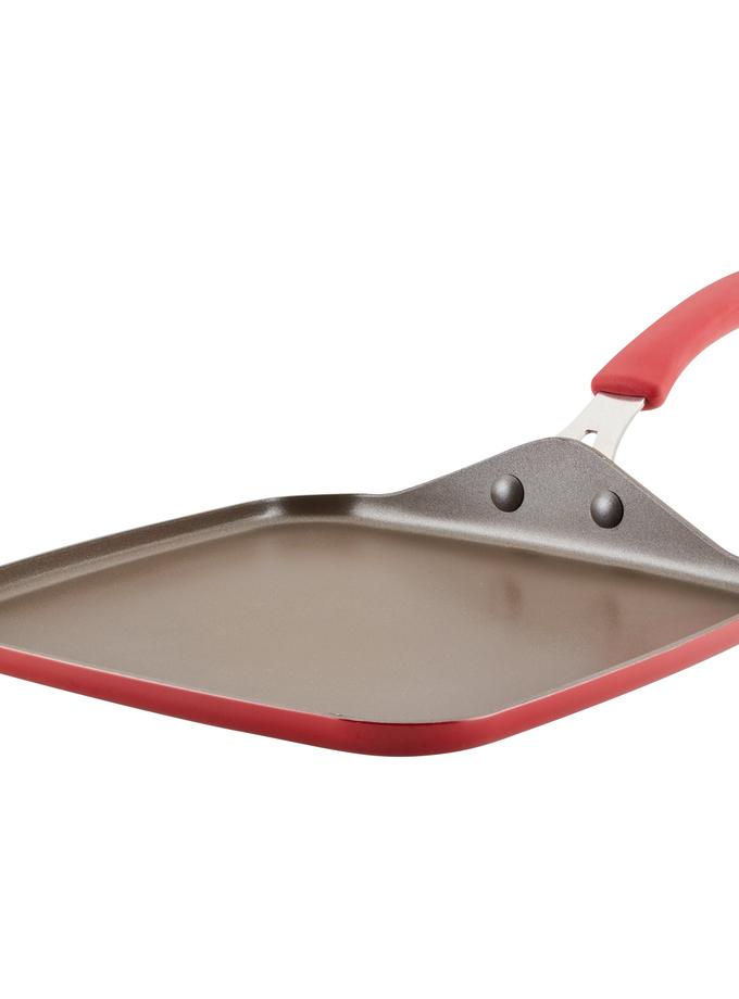 Rachael Ray 11-Inch Cook + Create Nonstick Square Griddle Pan Best Seller