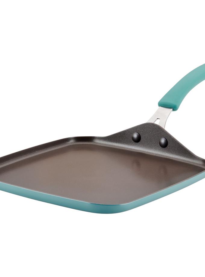 Rachael Ray 11-Inch Cook + Create Nonstick Square Griddle Pan Best Seller