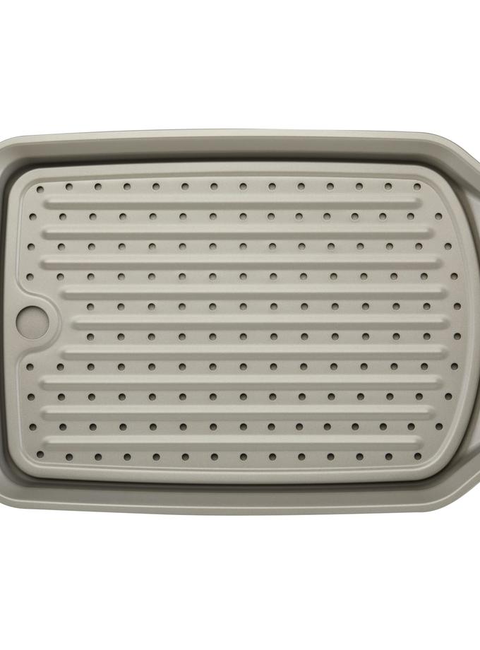 Rachael Ray 11-Inch x 17-Inch Nonstick Crisper Pan with Insert Best Buy