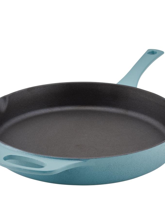 Rachael Ray 12-Inch NITRO Cast Iron Skillet High Quality