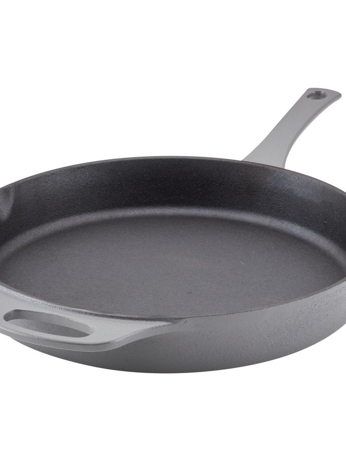 Rachael Ray 12-Inch NITRO Cast Iron Skillet High Quality