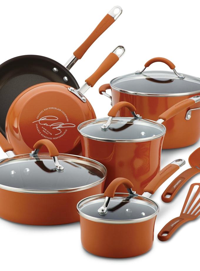 Rachael Ray 12-Piece Cucina Nonstick Cookware Set Best Price