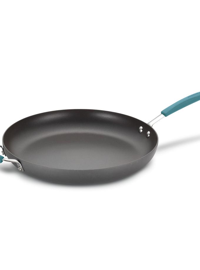 Rachael Ray 14-Inch Cucina Hard Anodized Nonstick Frying Pan with Helper Handle Best Price