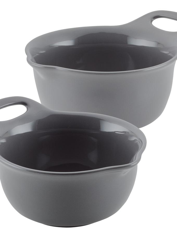 Rachael Ray 2-Piece Ceramic Mixing Bowl Set Free shipping