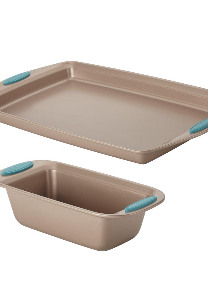 Rachael Ray 2-Piece Nonstick Loaf and Sheet Pan Set New Arrival