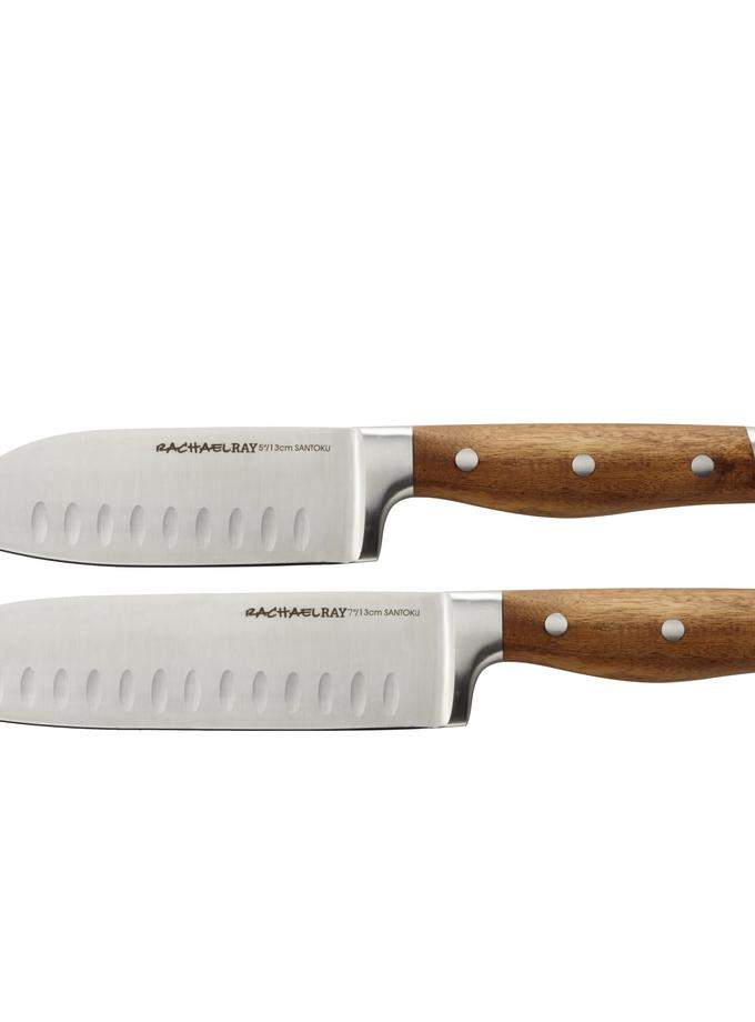 Rachael Ray 2-Piece Santoku Knife Set New Arrival