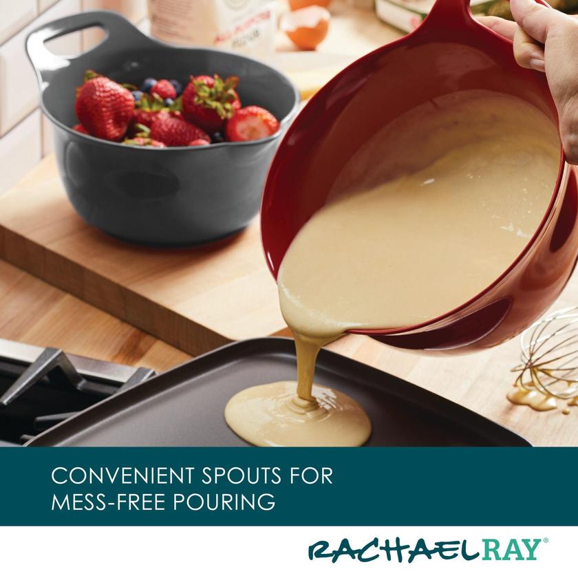 Rachael Ray 2-Qt. & 3-Qt. Nesting Mixing Bowl Set New Arrival