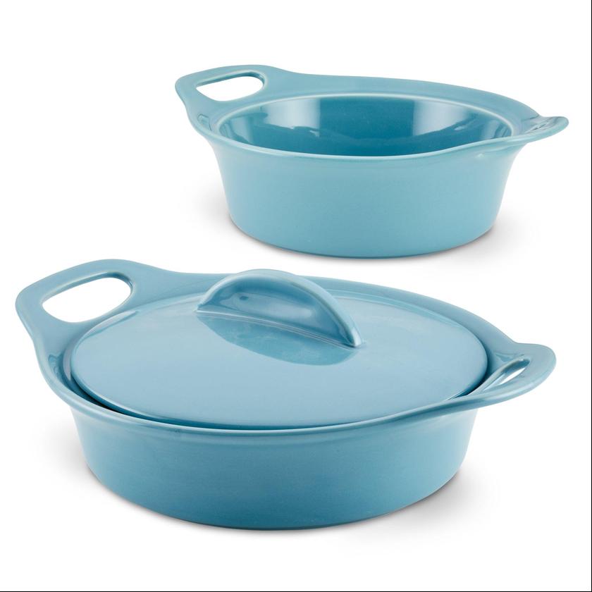 Rachael Ray 3-Piece Ceramic Casserole Set Best Seller