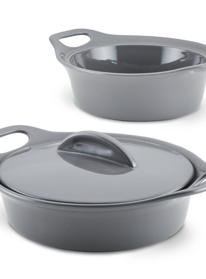 Rachael Ray 3-Piece Ceramic Casserole Set Best Seller