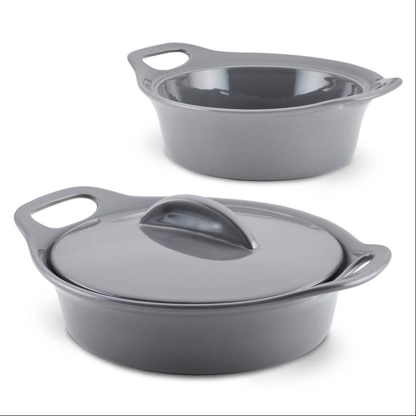 Rachael Ray 3-Piece Ceramic Casserole Set Best Seller