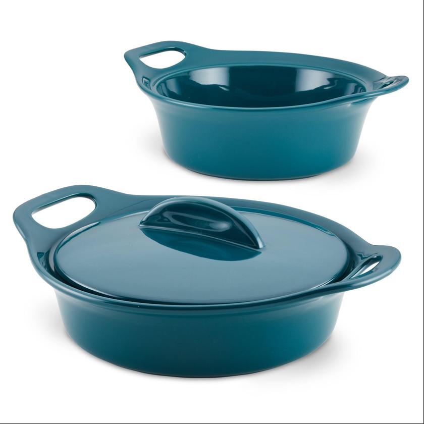 Rachael Ray 3-Piece Ceramic Casserole Set Best Seller