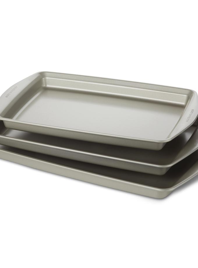 Rachael Ray 3-Piece Nonstick Jumbo Sheet Pan Set Best Buy