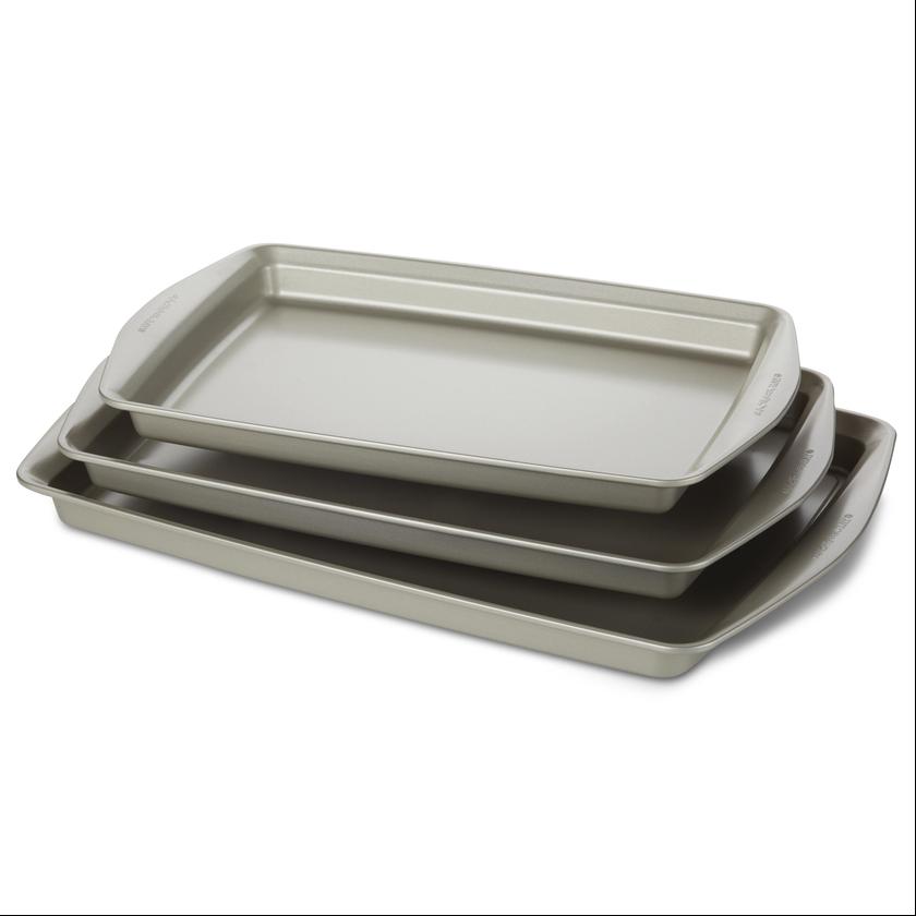 Rachael Ray 3-Piece Nonstick Jumbo Sheet Pan Set Best Buy