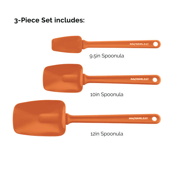 Rachael Ray 3-Piece Spoonula Set New Arrival