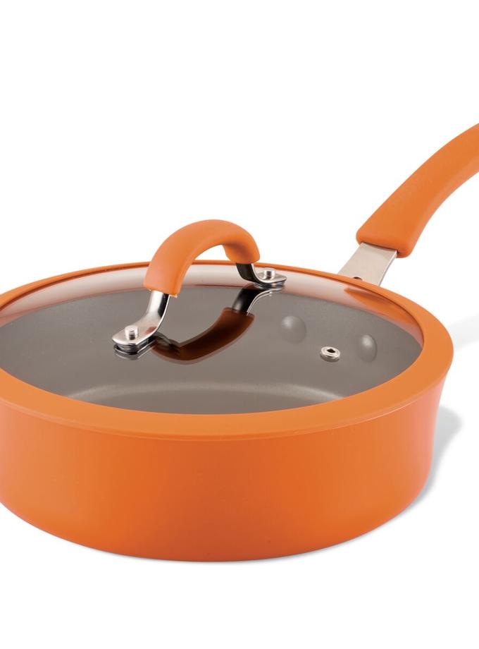 Rachael Ray 3-Quart Cook + Create Nonstick Sauté Pan with Lid On Sale