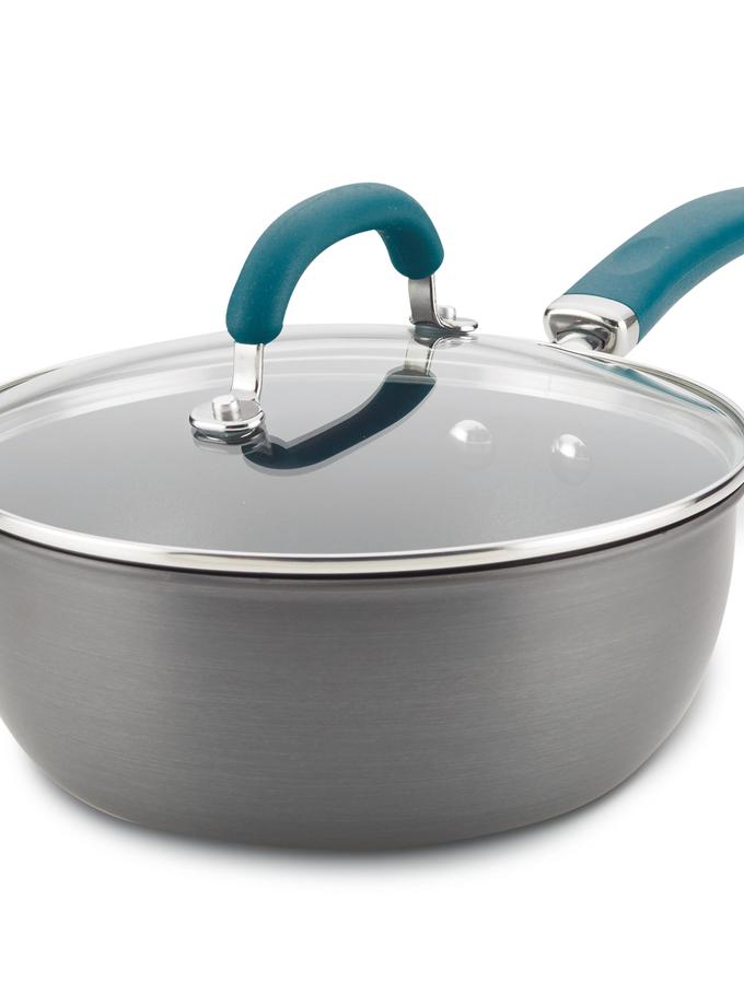 Rachael Ray 3-Quart Create Delicious Anodized Nonstick Induction Covered Chef Pan High Quality