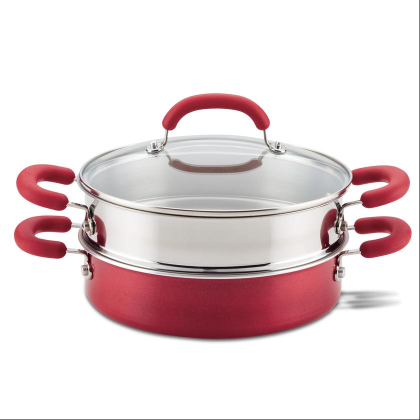 Rachael Ray 3-Quart Create Delicious Nonstick Induction Steamer Set High Quality