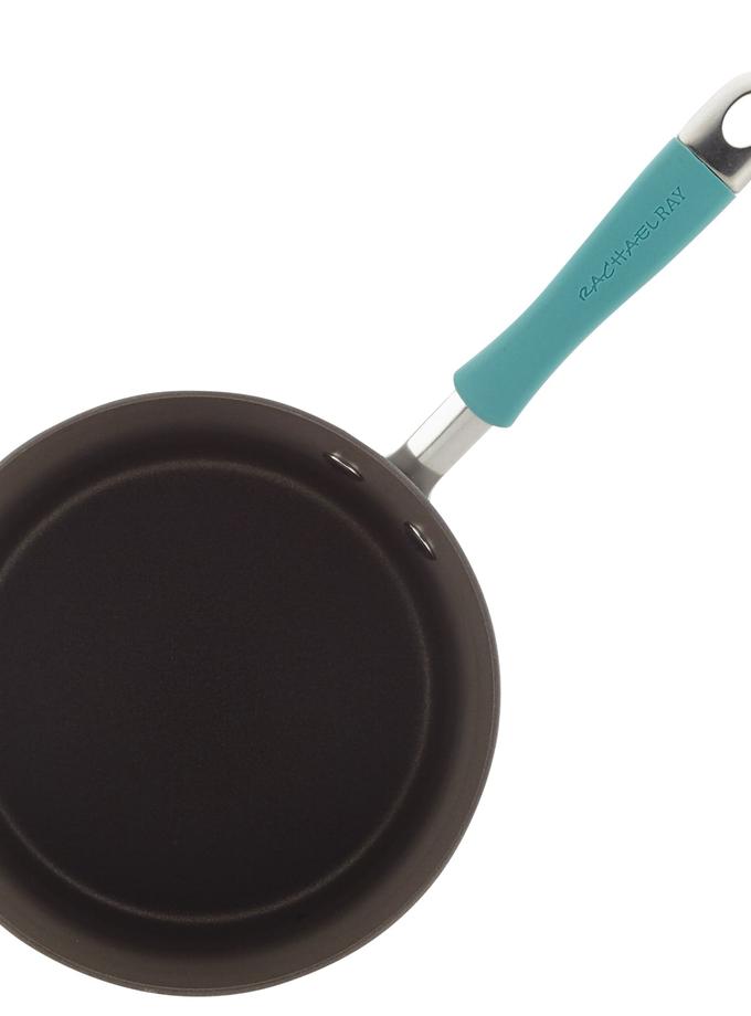 Rachael Ray 3-Quart Cucina Hard Anodized Nonstick Covered Saucepan New Arrival