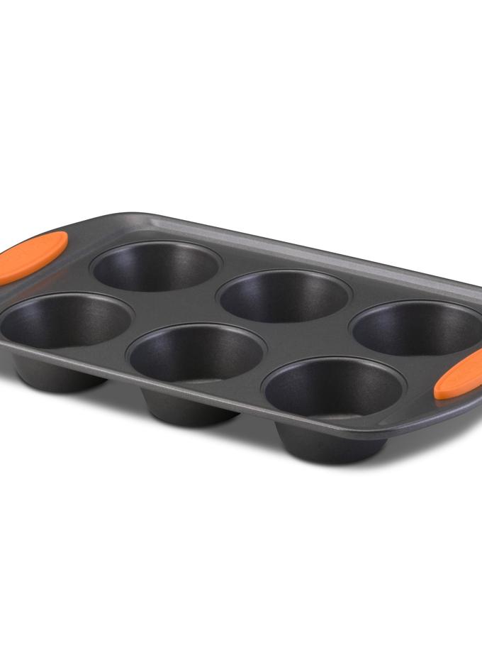 Rachael Ray 6-Cup Nonstick Muffin Pan High Quality