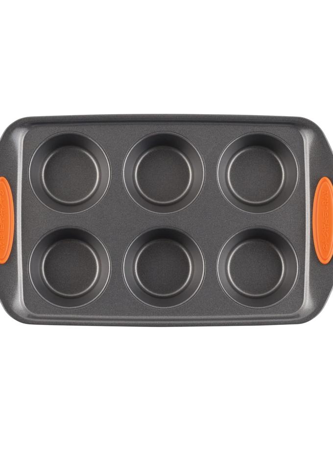 Rachael Ray 6-Cup Nonstick Muffin Pan High Quality