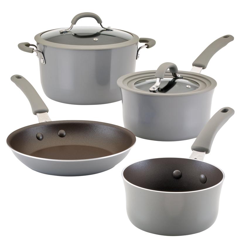 Rachael Ray 6-Piece Cook + Create Nonstick Cookware Set Best Buy