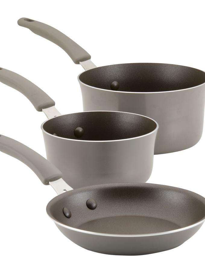 Rachael Ray 6-Piece Cook + Create Nonstick Cookware Set Best Buy