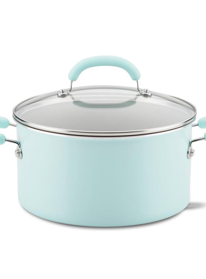 Rachael Ray 6-Quart Create Delicious Nonstick Induction Covered Stockpot On Sale