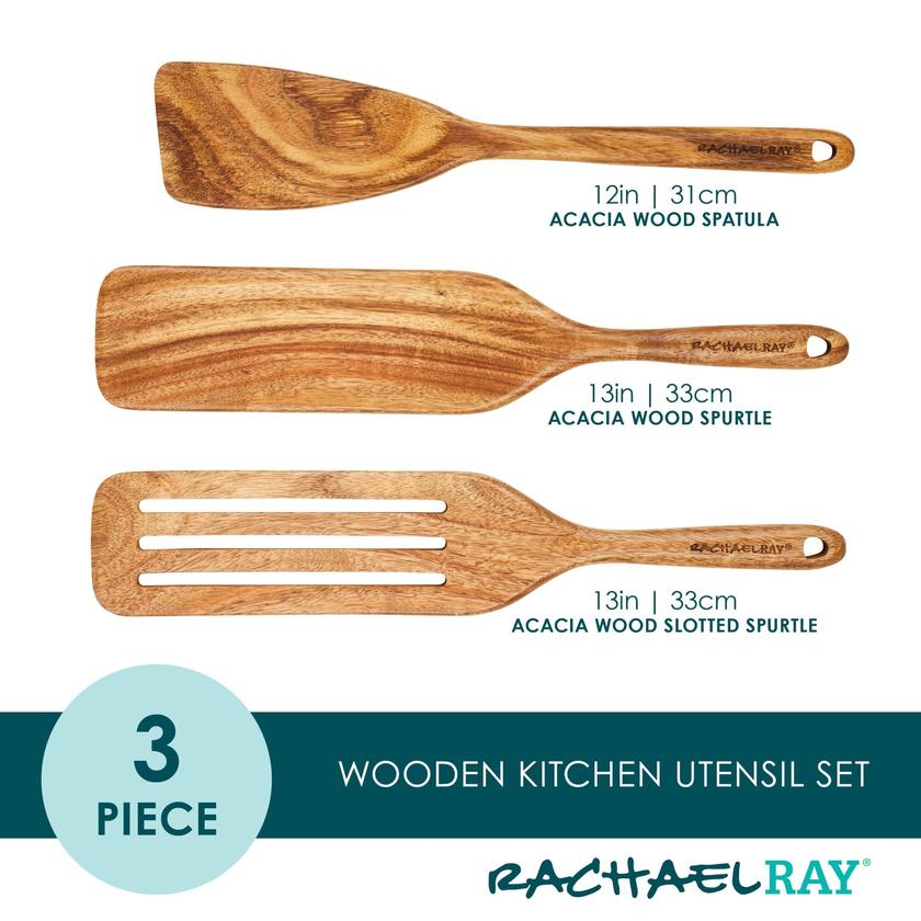 Rachael Ray Acacia Wood Tool Sets For Sale