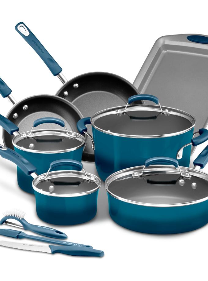 Rachael Ray Classic Brights Nonstick Cookware Sets High Quality