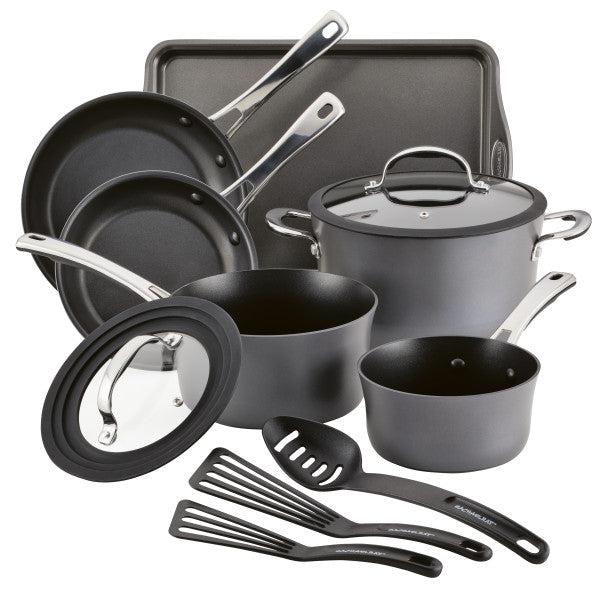 Rachael Ray Cook + Create Hard Anodized Nonstick Cookware Sets Best Buy