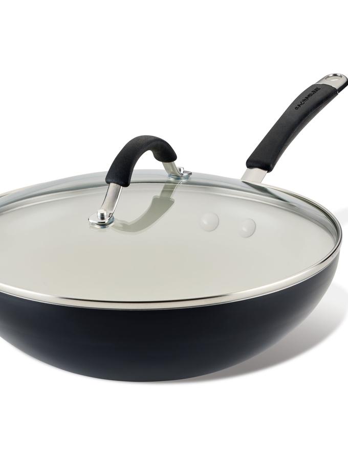 Rachael Ray Cucina Ceramic Nonstick Stir Fry Pan High Quality