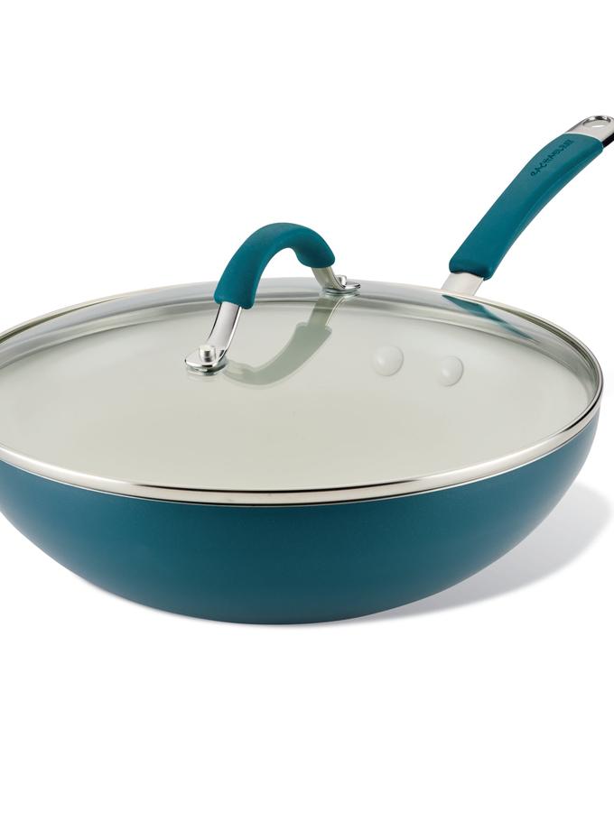 Rachael Ray Cucina Ceramic Nonstick Stir Fry Pan High Quality